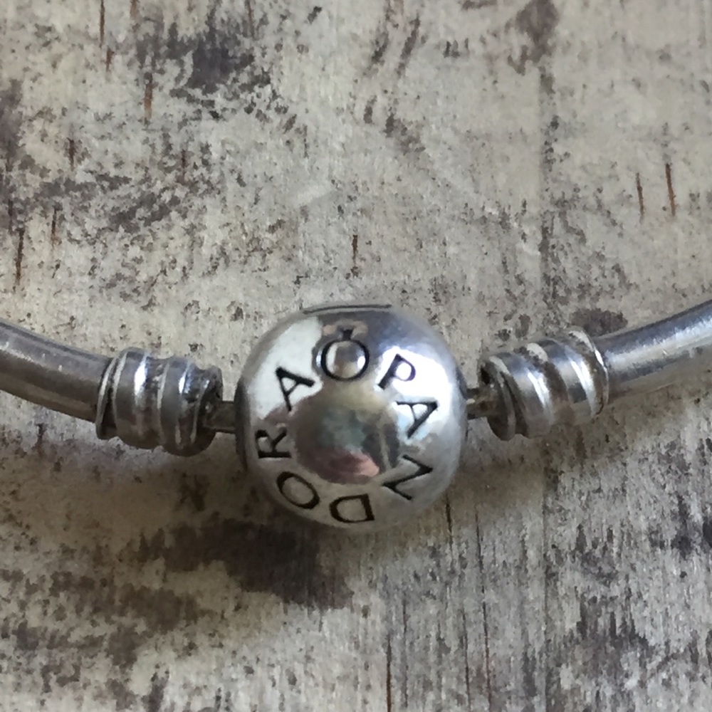 Pandora Sterling Silver 925 Solid Charm Bracelet - image 2